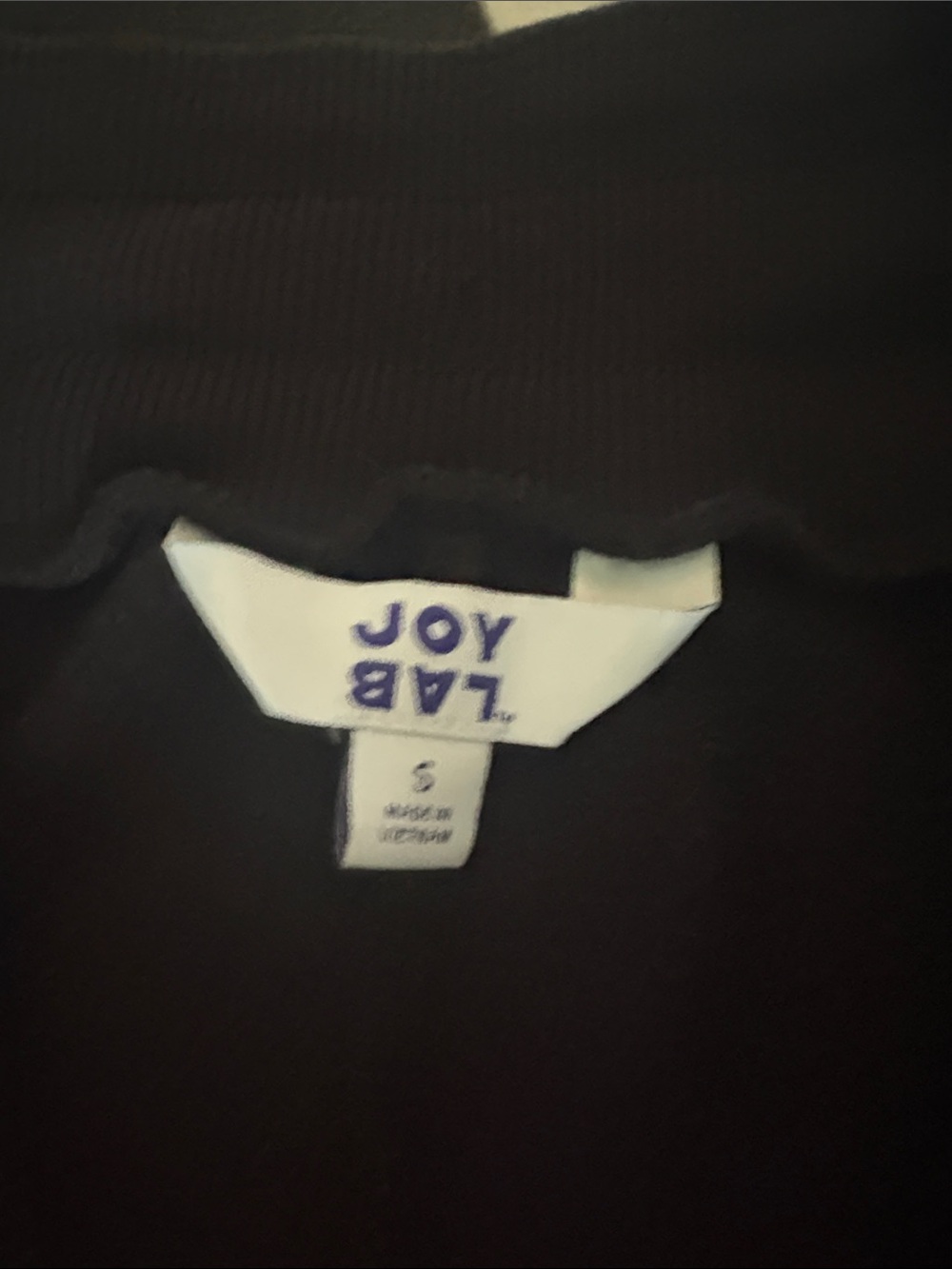 JoyLab Wide-Leg Black Lounge Pants - Picture 2 of 3